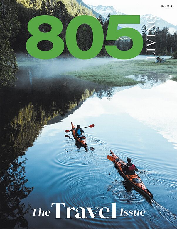 © JEREMY KORESKI Cover of 805 Living Magazine May 2025 issue
