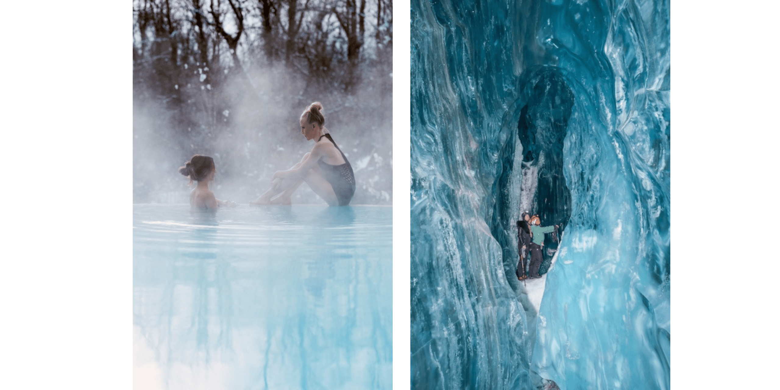 LEFT: KARA MERCER; RIGHT: COURTESY OF FOUR SEASONS RESORT AND RESIDENCES WHISTLER