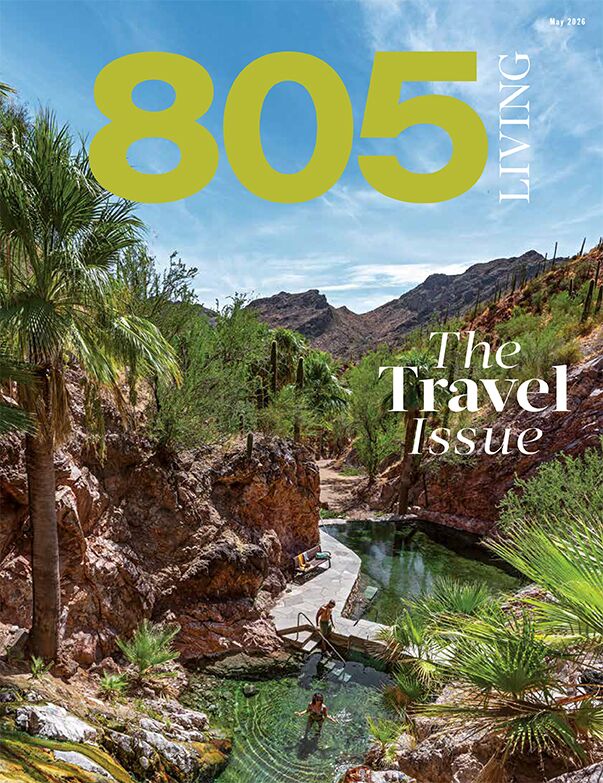 805 Living Magazine Cover May 2026 "The Travel Issue"