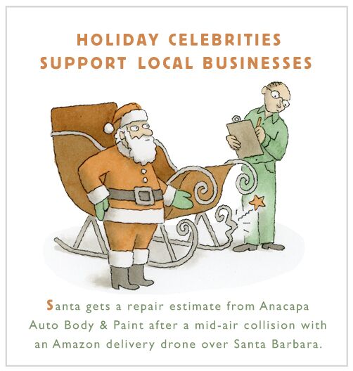Holiday celebrities support local businesses